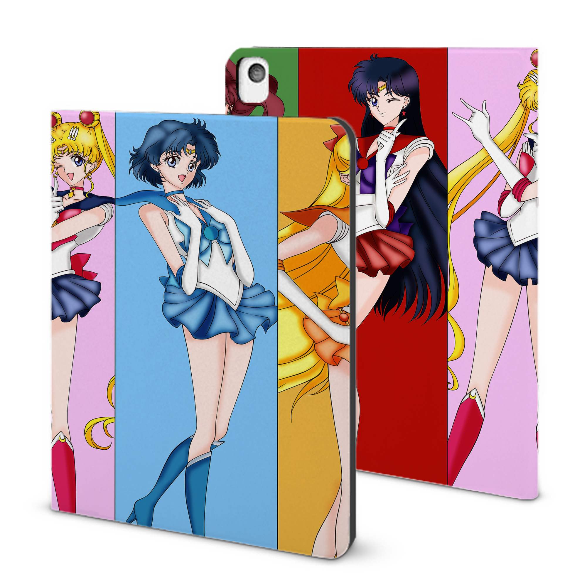 （画像用） 美少女戦士セーラームーン Sailor Moon IPadケース ペンホルダー付き ブックスタイルデザイン